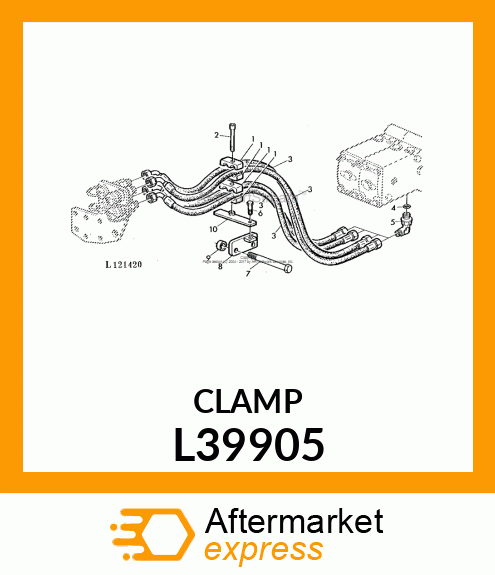 CLAMP, 2 X D19 WIDTH 30 L39905