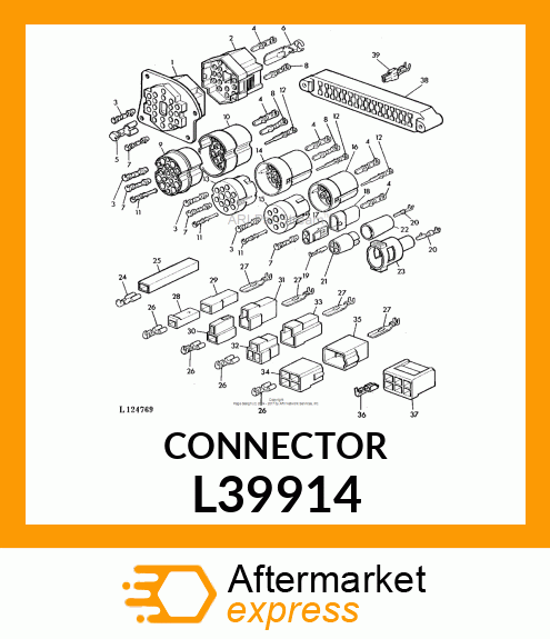 CONNECTOR TYPE B NOMSZ 3.5, 2 CONT. L39914