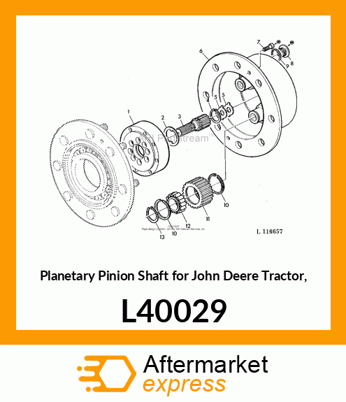 PINION SHAFT L40029