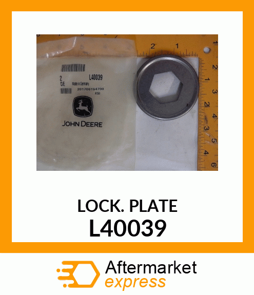 LOCK PLATE L40039