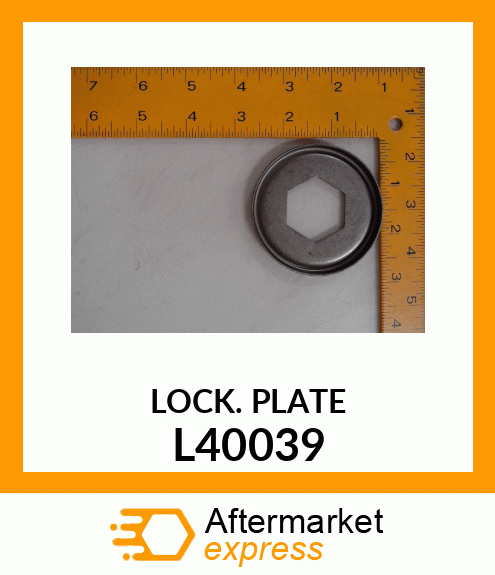 LOCK PLATE L40039