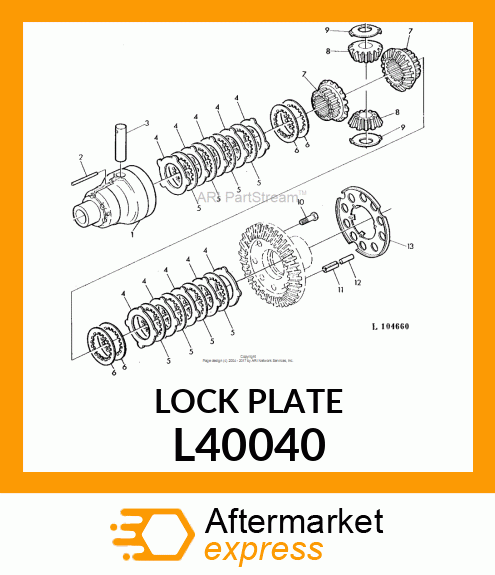 LOCK PLATE L40040