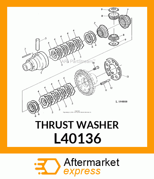 THRUST WASHER L40136