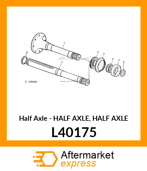 Half Axle L40175