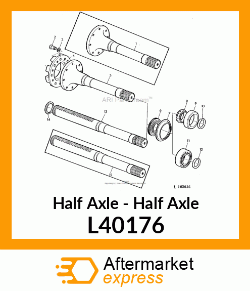 Half Axle L40176