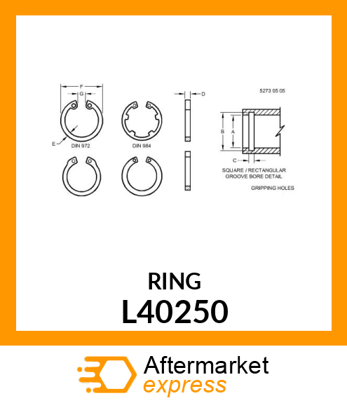 SNAP RING L40250