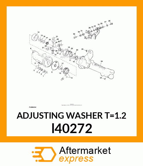 ADJUSTING WASHER T=1.2 l40272