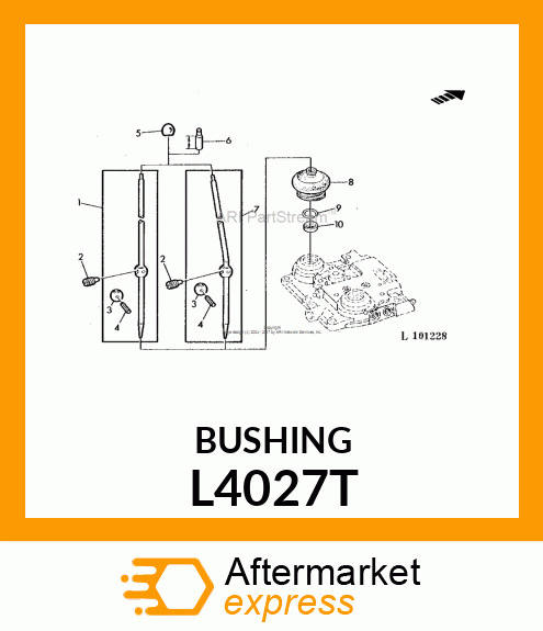 BEARING,CONTROL LEVER L4027T