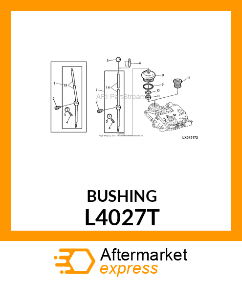 BEARING,CONTROL LEVER L4027T