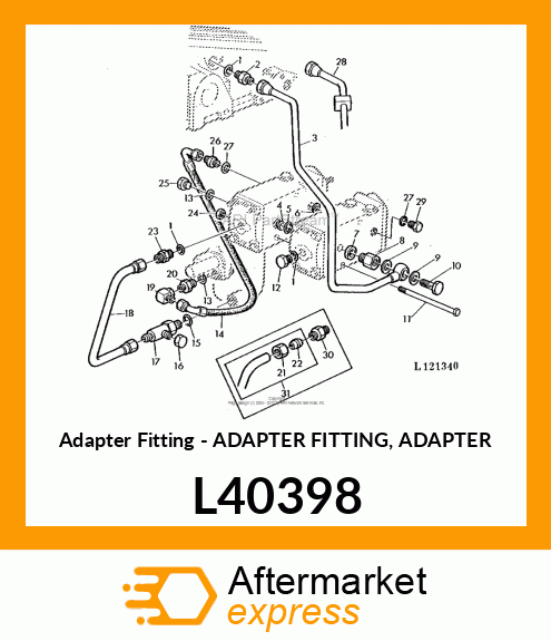 Adapter Fitting - ADAPTER FITTING, ADAPTER L40398