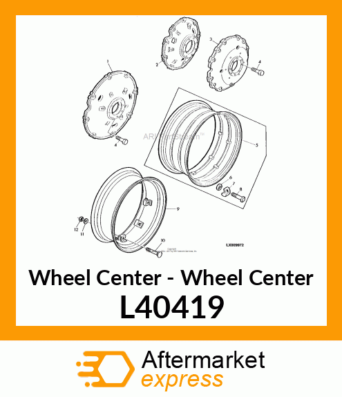 Wheel Center L40419