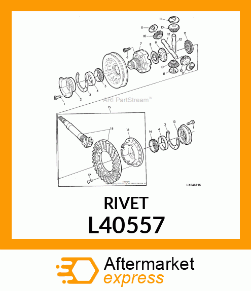 RIVET L40557