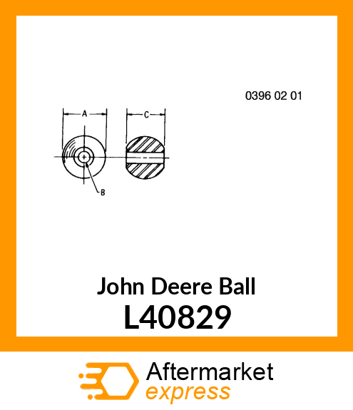 BALL BUSHING CAT III L40829