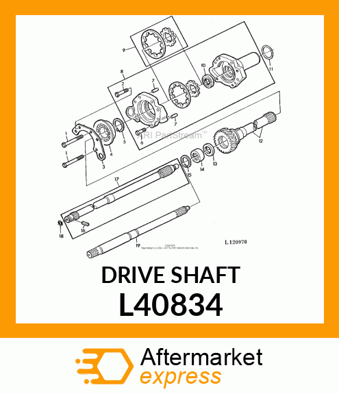 DRIVE SHAFT L40834