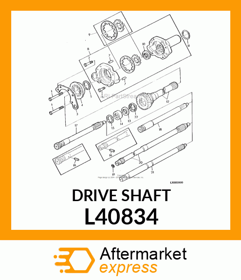 DRIVE SHAFT L40834