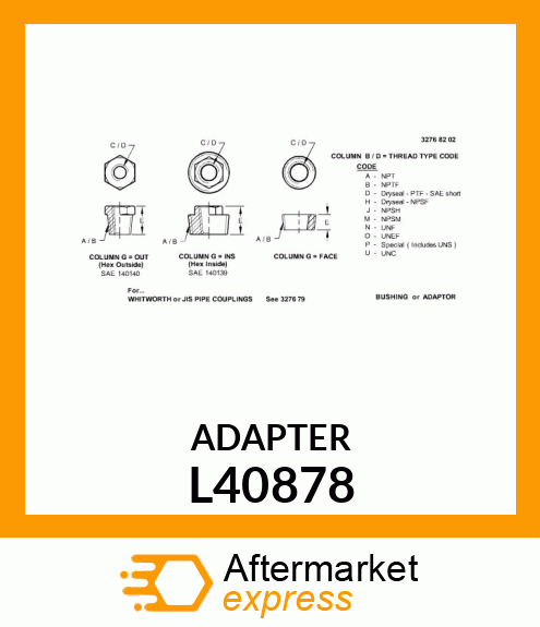 ADAPTER L40878