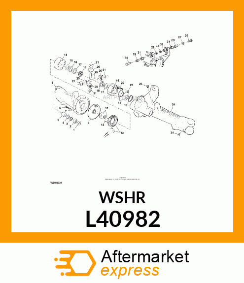 ADJUSTING WASHER T=1.0 L40982