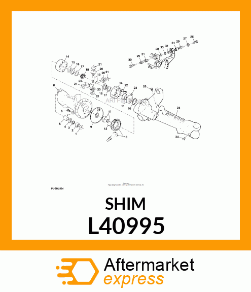 ADJUSTING WASHER T=0.9 L40995