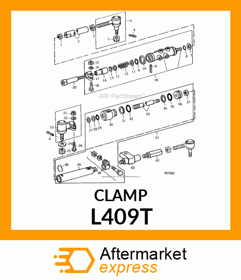 ROD ,TIE ADJUSTING CLAMP L409T