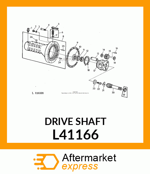 DRIVE SHAFT L41166