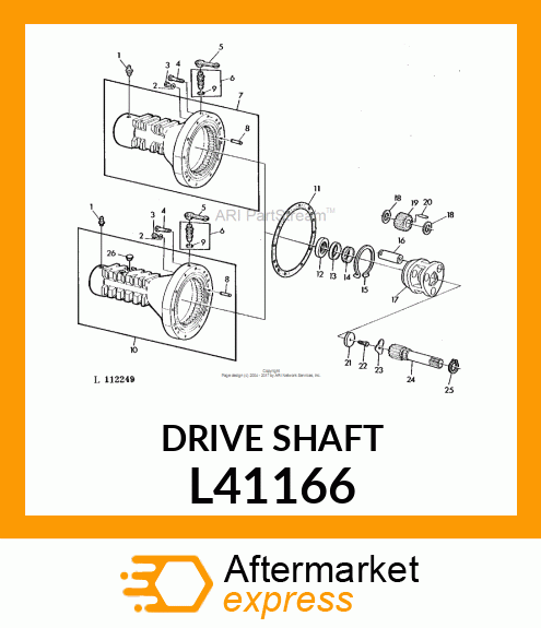 DRIVE SHAFT L41166