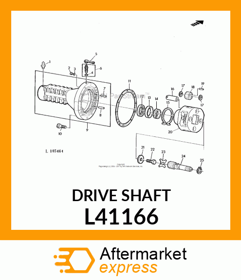 DRIVE SHAFT L41166