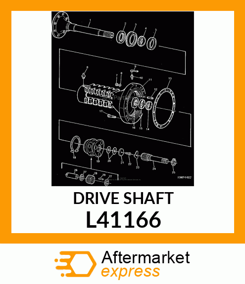 DRIVE SHAFT L41166