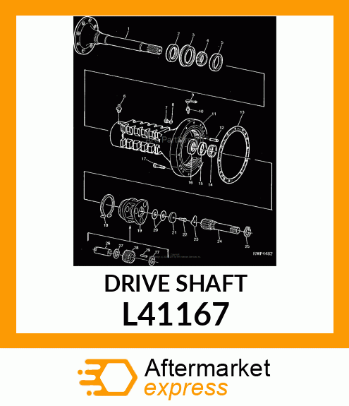 DRIVE SHAFT L41167