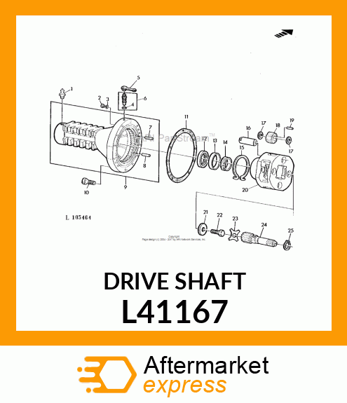 DRIVE SHAFT L41167