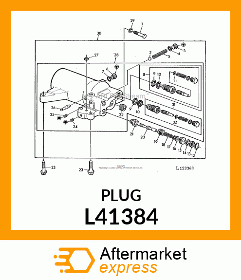 PLUG M18 X 1,5 ISO 6149 L41384