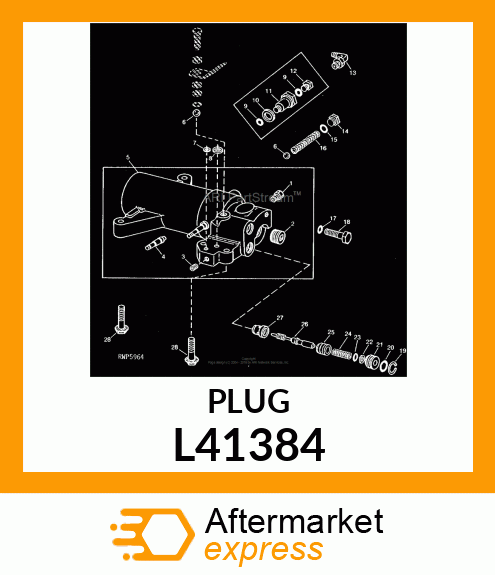 PLUG M18 X 1,5 ISO 6149 L41384