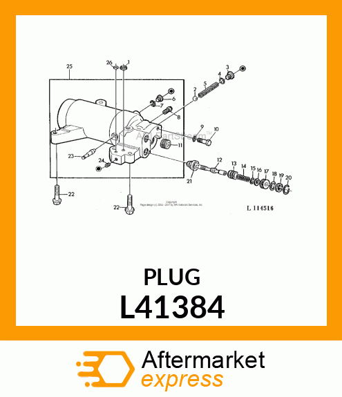 PLUG M18 X 1,5 ISO 6149 L41384