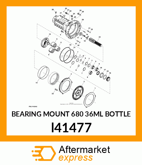 BEARING MOUNT 680 36ML BOTTLE l41477