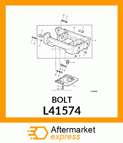 SCREW, FLANGED L41574