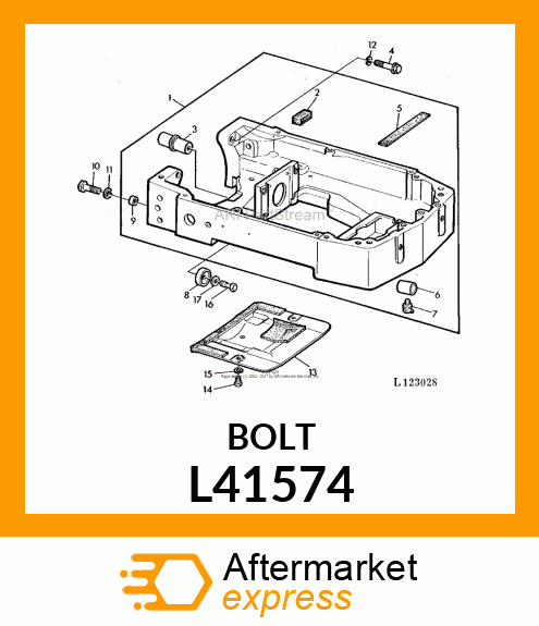 SCREW, FLANGED L41574