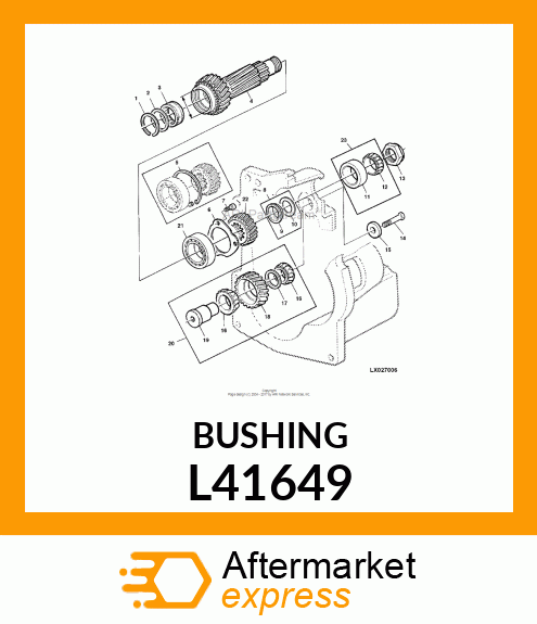 DISTANCE BUSHING 8,00MM L41649