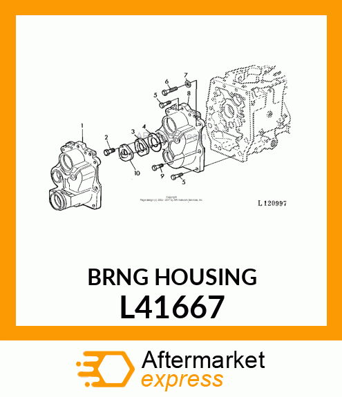 BEARING HOUSING W/O BEARING L41667