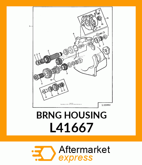 BEARING HOUSING W/O BEARING L41667