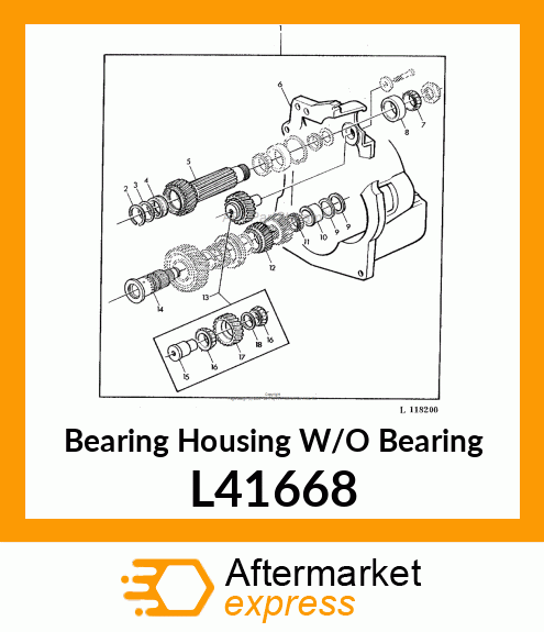 Bearing Housing W/O Bearing L41668