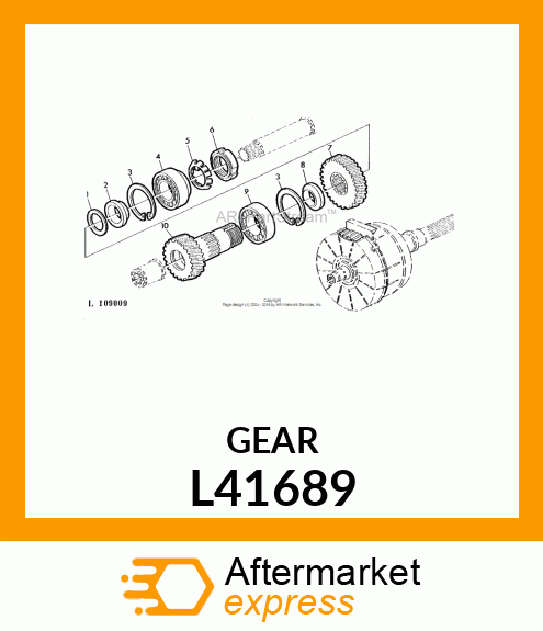 Gear L41689