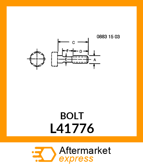 SCREW, FLANGED L41776