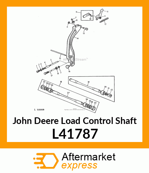 LOAD CONTROL SHAFT L41787