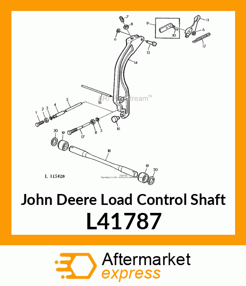 LOAD CONTROL SHAFT L41787