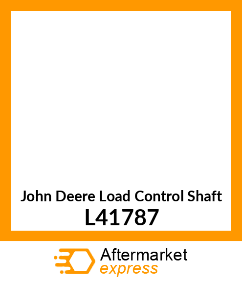 LOAD CONTROL SHAFT L41787