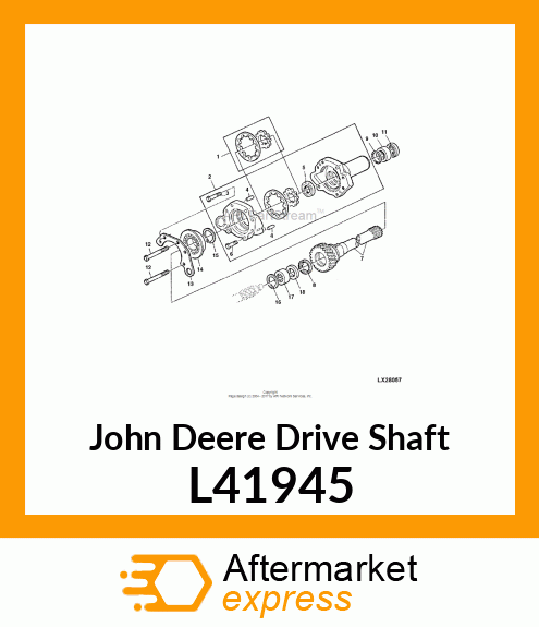 DRIVE SHAFT L41945