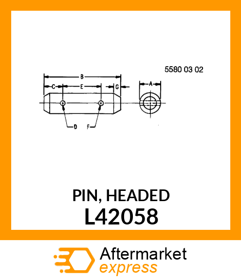 PIN, HEADED L42058