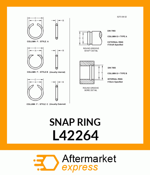 SNAP RING L42264