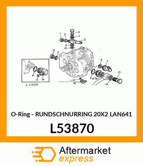 O-Ring - RUNDSCHNURRING 20X2 LAN641 L53870