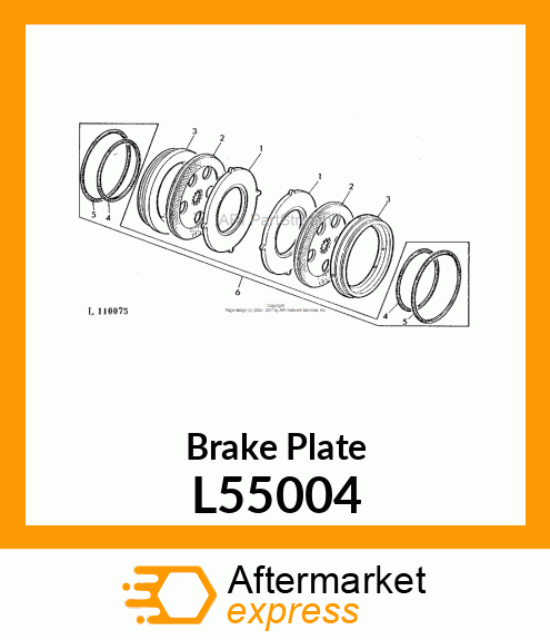 BRAKE ACTUATING DISK L55004