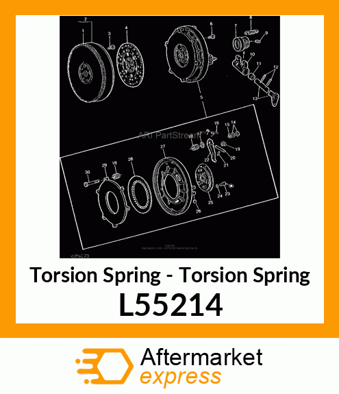 Torsion Spring - Torsion Spring L55214